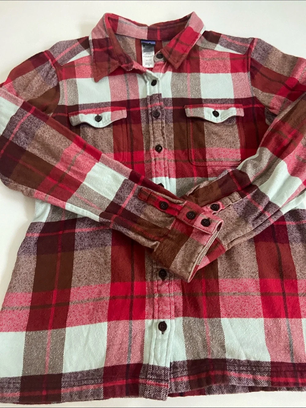 Patagonia Women’s Fjord Flannel Shirt  - Size 10